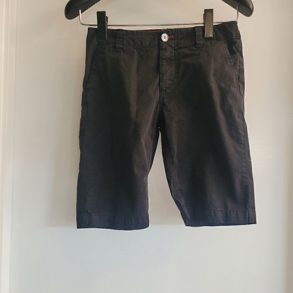 Moschino teen Chino black shorts made in Italy